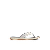 Main view of Light Grey Parrotfish Sandal Flip Flop Thong Sandals for women. 